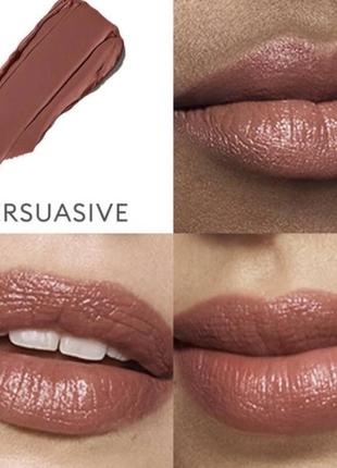 Роскошная кремовая помада rose inc persuasive satin lip colour6 фото