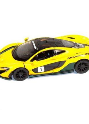 Машинка kinsmart "mclaren p1" (желтая)