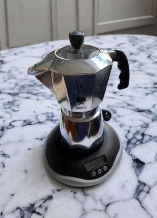 Нова! гейзерная кофеварка bialetti easy timer, 6 персон