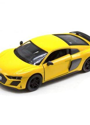 Машинка kinsmart "audi r8 coupe", желтый