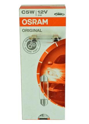 Лампа накаливания 12v c5w sv8.5-8 osram