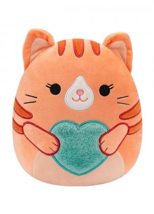 М'яка іграшка squishmallows – кішечка джіджі (19 cm)