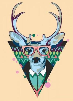 Картина за номерами "cool deer" ★★ ☆