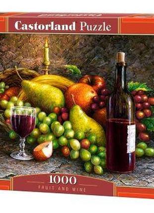 Пазлы "фрукты и вино", 1000 элементов