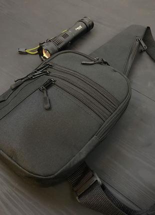 Набір 2 у 1! якісна тактична сумка з кобурою + професійний ліхтар ur-368 police bl-x71-p503 фото