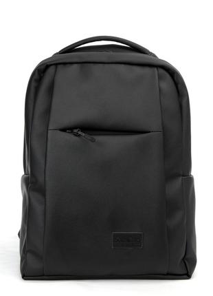 Чоловічий вмісткий чорний рюкзак для спортзалу7 фото