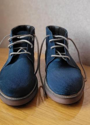 Замшевые туфли, на шнурках, ботинки,ортопедическая стелька6 фото