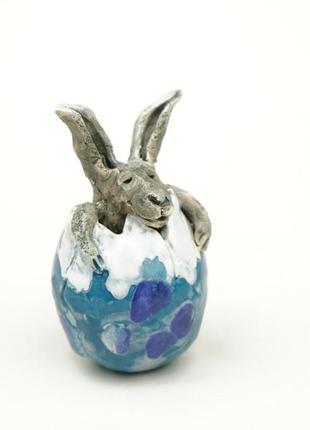 Фигурка зайца крупной заяц декор зайка bunny figurine1 фото