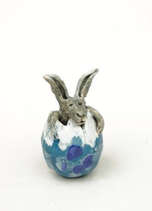 Фигурка зайца крупной заяц декор зайка bunny figurine2 фото