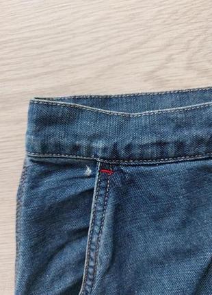 Брендовая джинсовая юбка хлопок-лен diesel, размер 29 - l, лучше на s - m5 фото