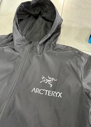 Вітровка arcteryx gore-tex чорний2 фото