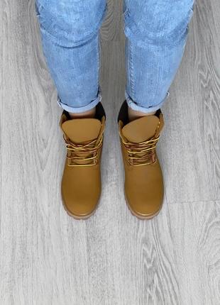 Ботинки timberland brown термо черевики2 фото