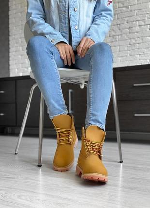 Ботинки timberland brown термо черевики3 фото