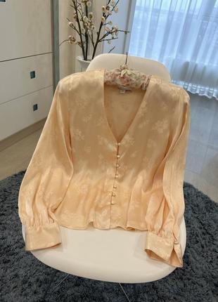 Шелковая блуза из вискозы1 фото