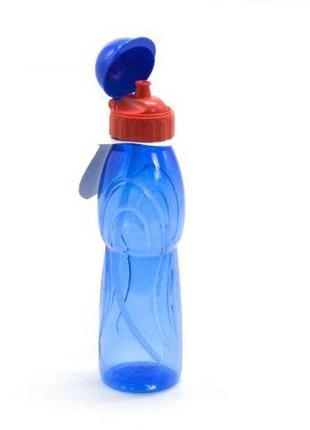Уцінка. пляшечка для води з піпеткою, 750 мл (синя) - не закривається