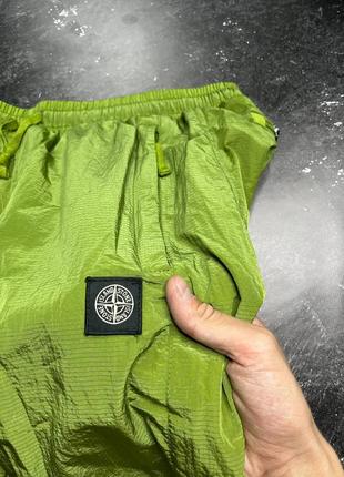 Штани stone island nylon metal green4 фото