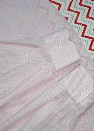 😉1+1=3 нежно-розовая мужская рубашка сорочка с длинным рукавом seven seas, размер 44 - 465 фото