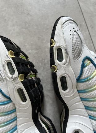 Nike max air кроссовки женские 36,5 голубо-желтые кеды9 фото