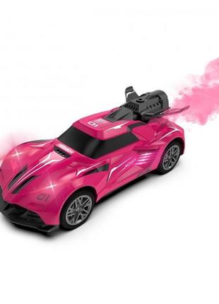 Автомобіль spray car на р/к – sport (рожевий, 1:24, туман)