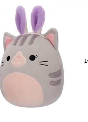 М'яка іграшка squishmallows - кішка таллі (19 cm)2 фото