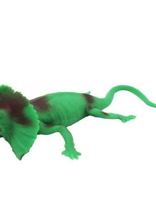 Антистресс-тянучка "ящерица", зеленая