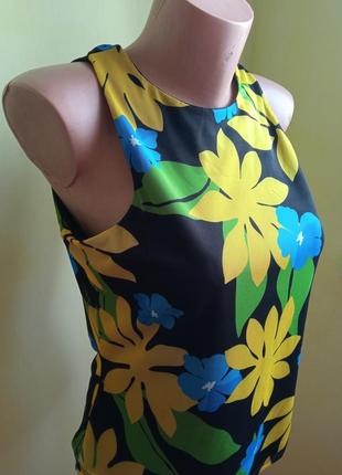 Жіночий одяг/ нова брендова блузка майка 💙💛💚 50/52 розмір2 фото