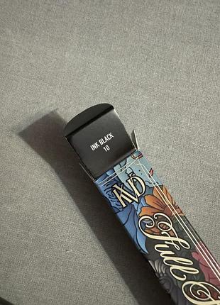 Тушь для ресниц kvd beauty full sleeve long defined tubing mascara ink black