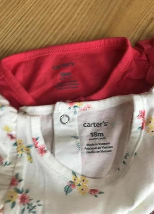 Carters, платья-боди и болеро,24,18 см2 фото