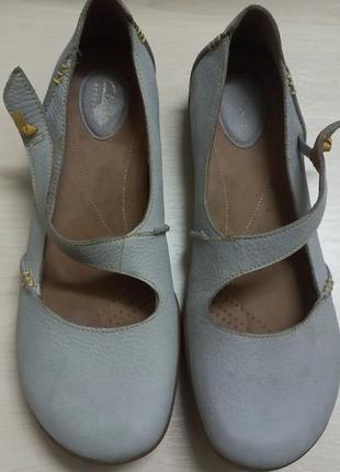 Туфли кожа женские 40.5-41р. clarks индии2 фото