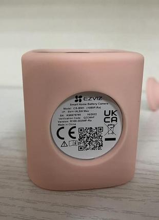 Б/у wi-fi видеоняня ezviz cs-bm1 розовая