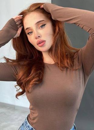 Лонгслив базовый с длинным рукавом супер качество9 фото