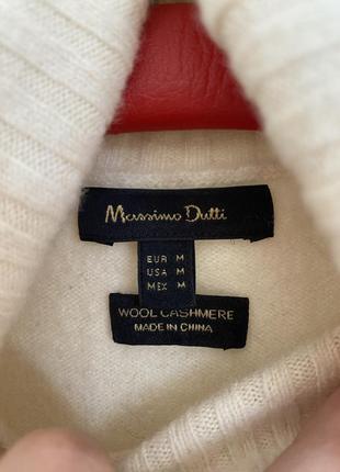 Кашеміровий гольф светр джемпер пуловер кофта кашемір massimo dutti s m кашемировый водолазка6 фото