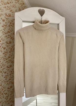 Кашеміровий гольф светр джемпер пуловер кофта кашемір massimo dutti s m кашемировый водолазка4 фото