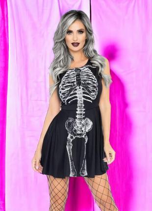 Платье скелет leg avenue skeleton babe s1 фото
