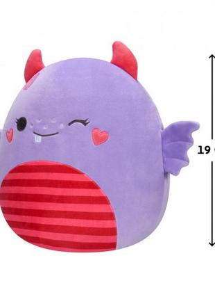 М'яка іграшка squishmallows – монстрик атватер (19 cm)