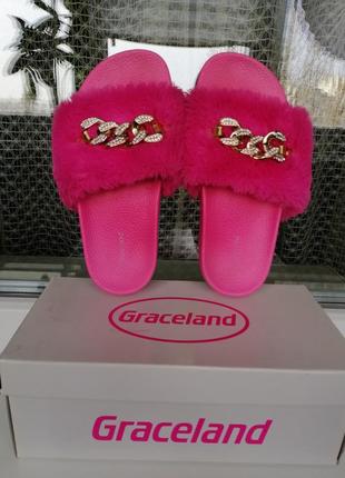 Гламурні шльопанці для дівчинки graceland 3