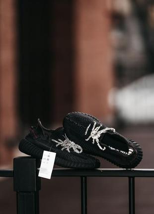 Кросівки adidas yeezy boost 350v2 шнурки рефлектив4 фото