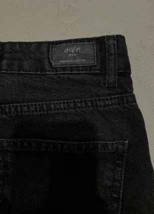 Джинсовые шорты dilvin black6 фото
