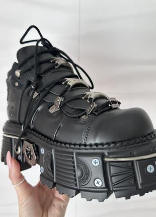 Ботинки new rock панк рок готические неформал на платформе массивная обувь нью рок 35-45 размер
