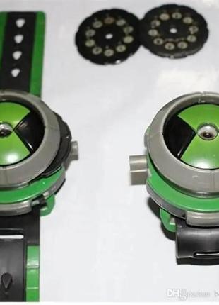 Детские проекционные часы ben10 omnitrix illuminator3 фото