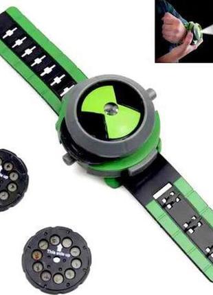 Детские проекционные часы ben10 omnitrix illuminator6 фото