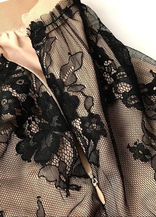 Zara woman спідниця а-силуету з мереживом/8114/6 фото