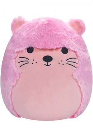 М'яка іграшка squishmallows – рожева видра (30 cm)1 фото