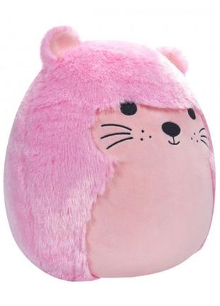 М'яка іграшка squishmallows – рожева видра (30 cm)3 фото