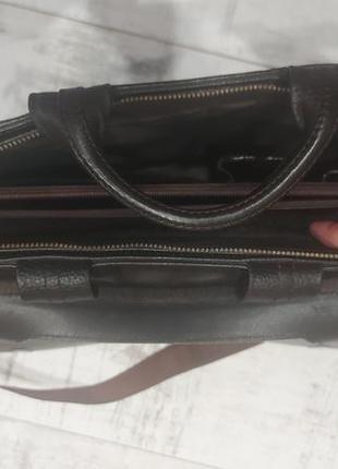 Чолівічій шкіряний портфель5 фото