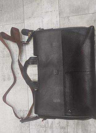 Чолівічій шкіряний портфель2 фото