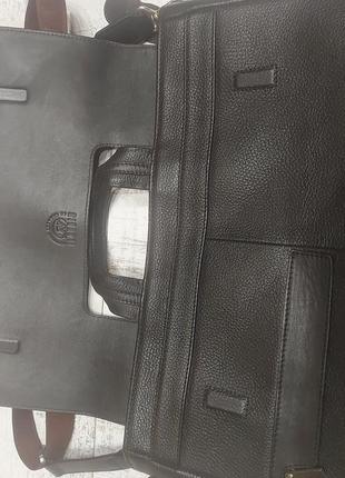 Чолівічій шкіряний портфель4 фото