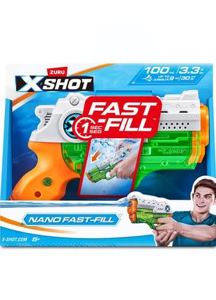 Водний бластер fast-fill nano, x-shot 56333r