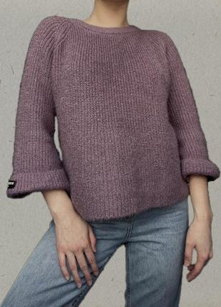 💜женский свитер в фиолетовом цвете💜