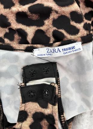 Zara 😍 боди с самым высоким принтом, трендовое боди, леопардовое боди, боди на запах6 фото